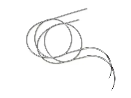 Sutura quirúrgica de aleación con memoria de forma de nitinol