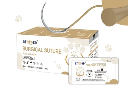 Sutura de Catgut Crómico